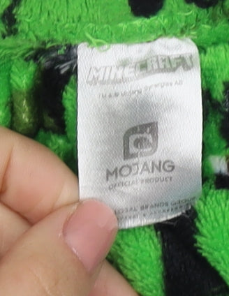 Minecraft Boys Green Fleece Pyjama Pants Age 7