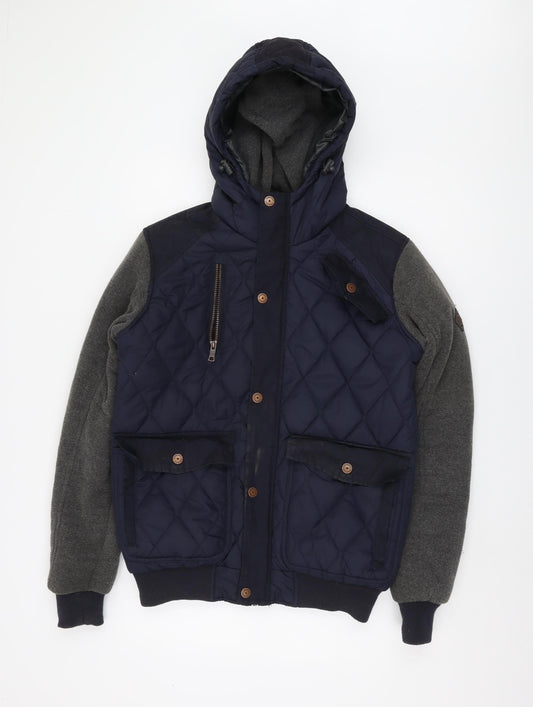 Twistedsoul Men's Quilted Hooded Jacket M