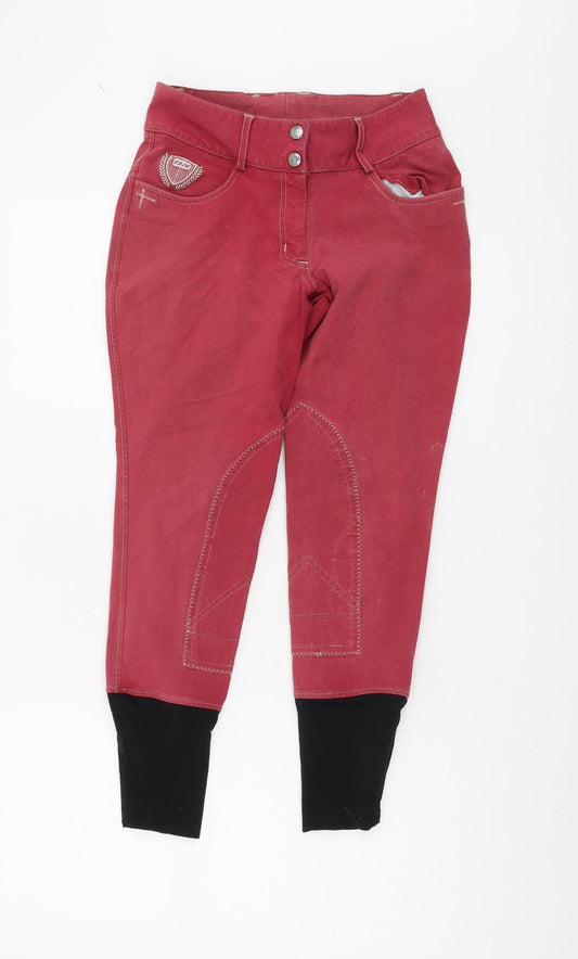 Fouganza Women's Red Jegging Size 8 Slim Fit