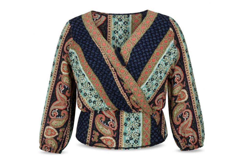 Hollister Women's Multicoloured XS Wrap Blouse