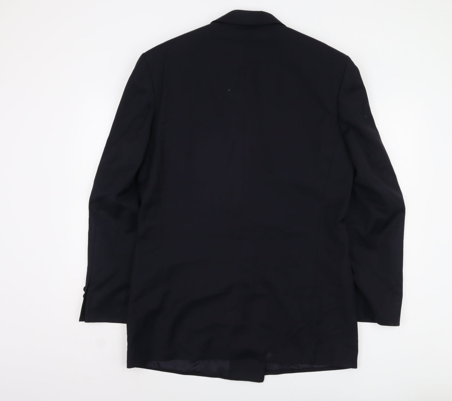 Pierre Balmain Men's Blue Wool Double-Breasted Blazer 40L