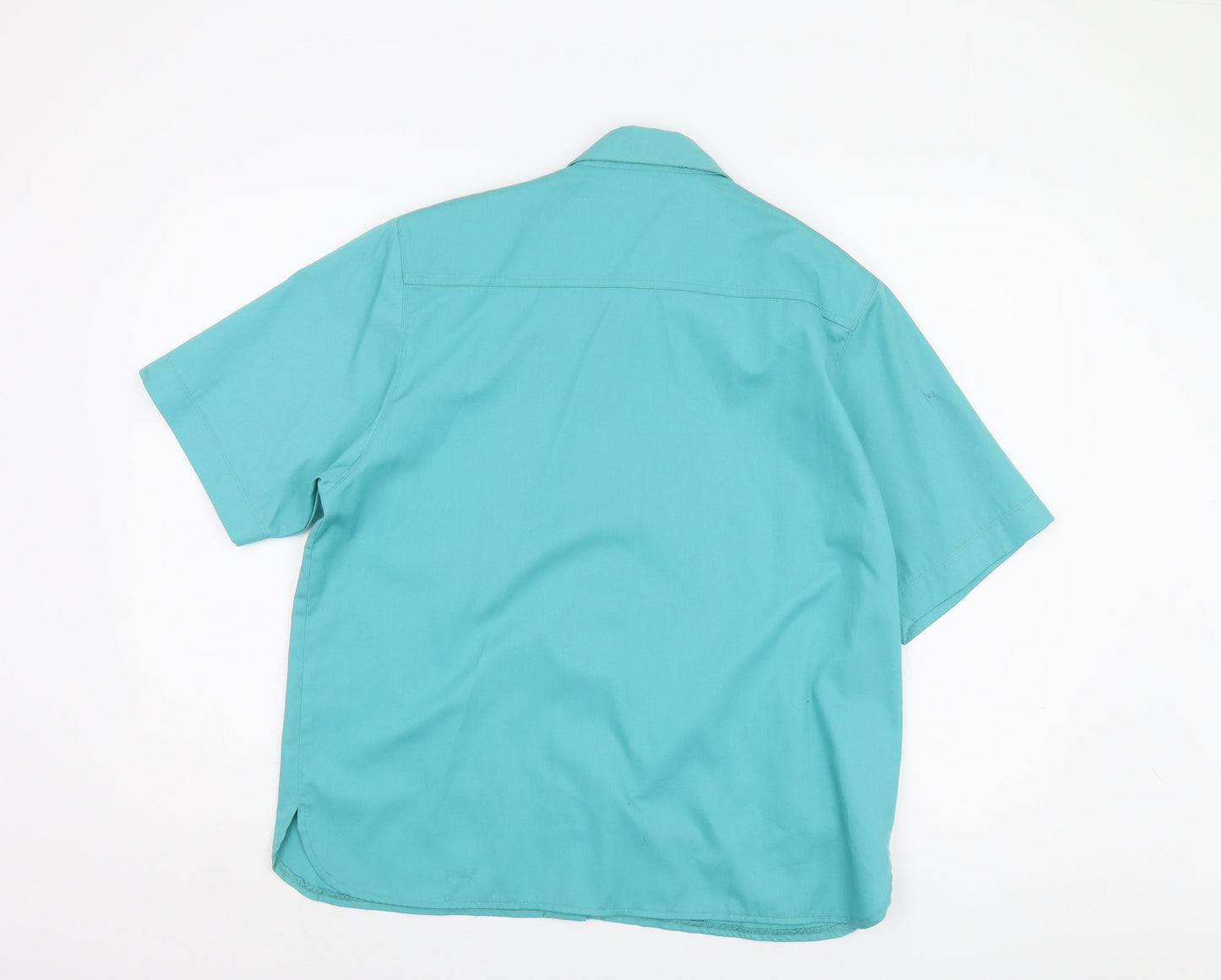 Eastex Women's Blue Button-Up Shirt Size 14