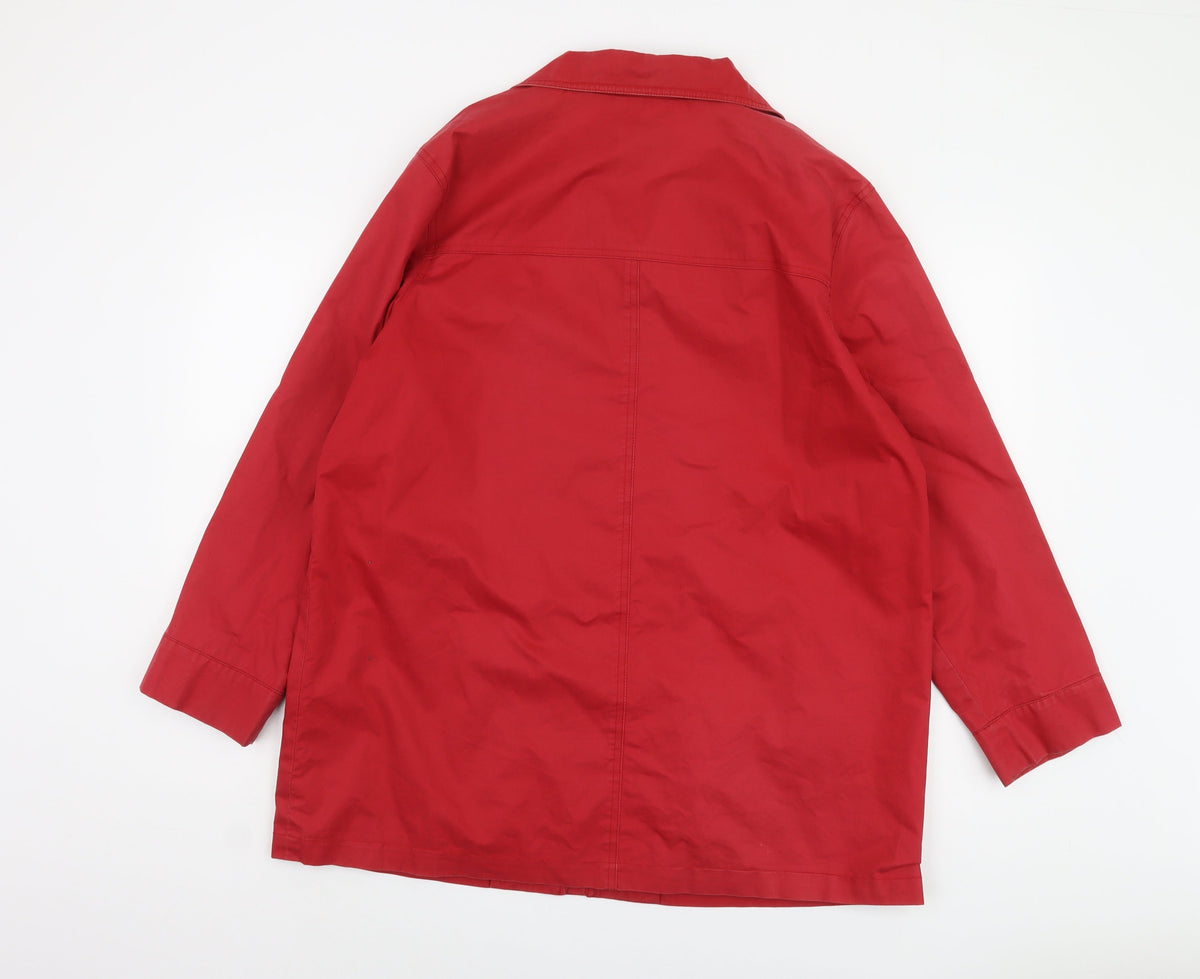 Windsmoor Women's Red Cotton Jacket Size 12