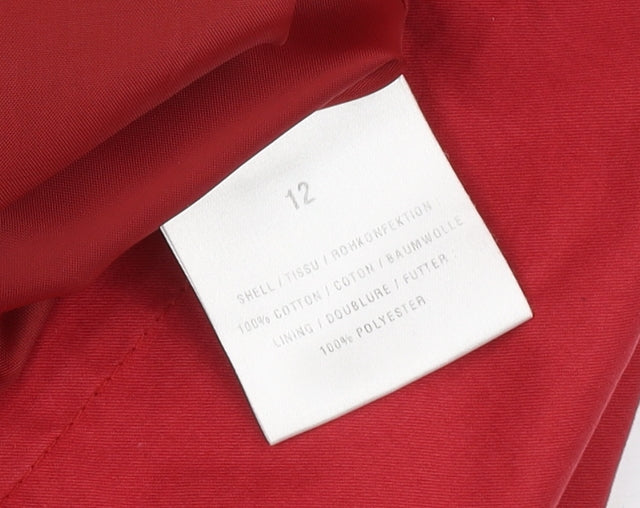 Windsmoor Women's Red Cotton Jacket Size 12