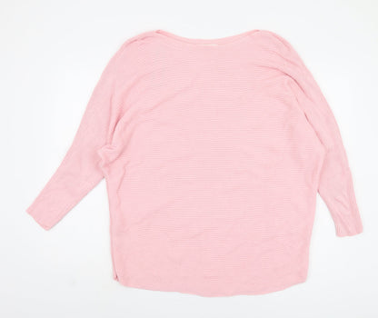 Additional front view of L.O.G.G. Women's Pink jumper - M