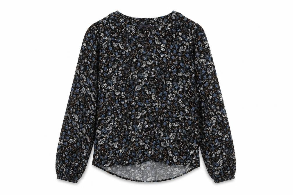 Marks & Spencer Women's Black Paisley Blouse Size 8