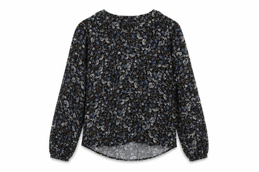 Marks and Spencer Women's Black Paisley Blouse Size 8