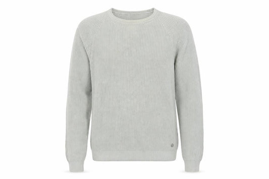 Jeff Banks Men’s Grey Cotton Pullover, Medium
