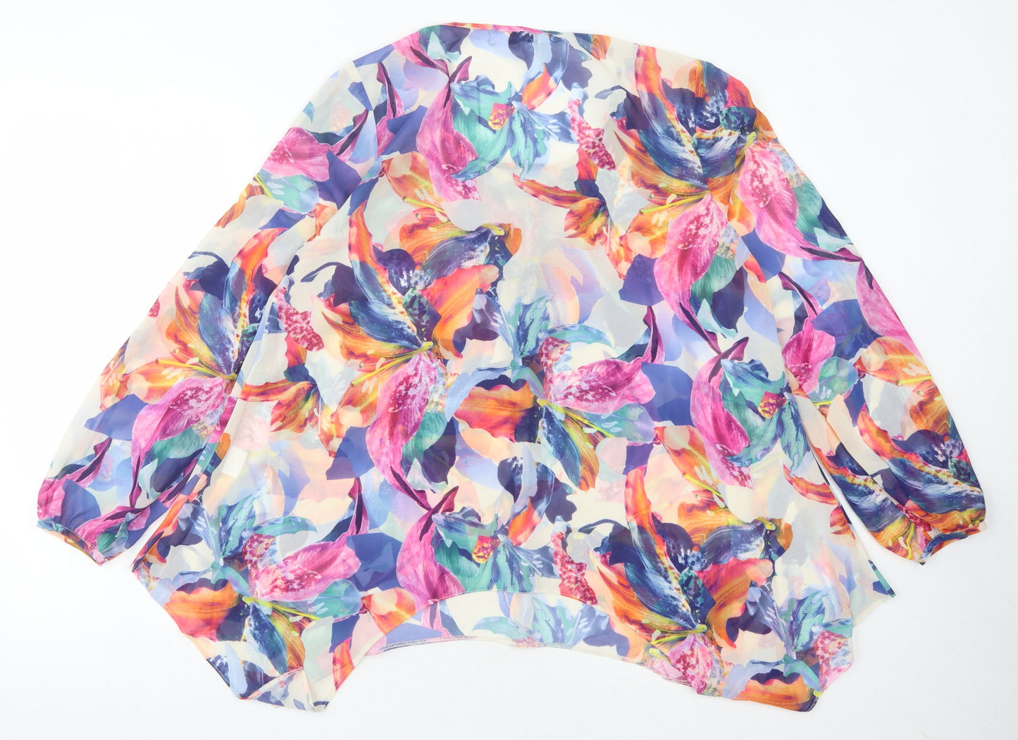 Paraphrase Women's Multicoloured Floral Tunic Blouse - Size 12