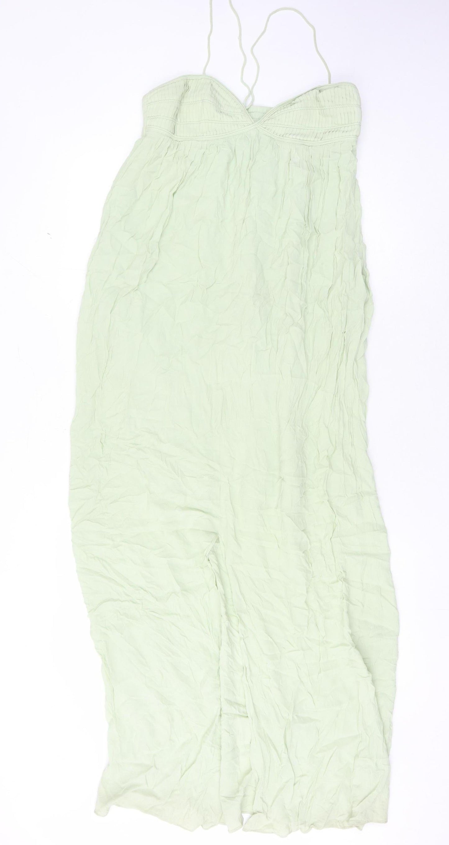 MNG Women’s Green Sleeveless Long Dress Size 8