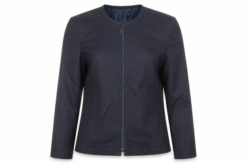 Marks & Spencer Women's Blue Classic Jacket Zip Size 10