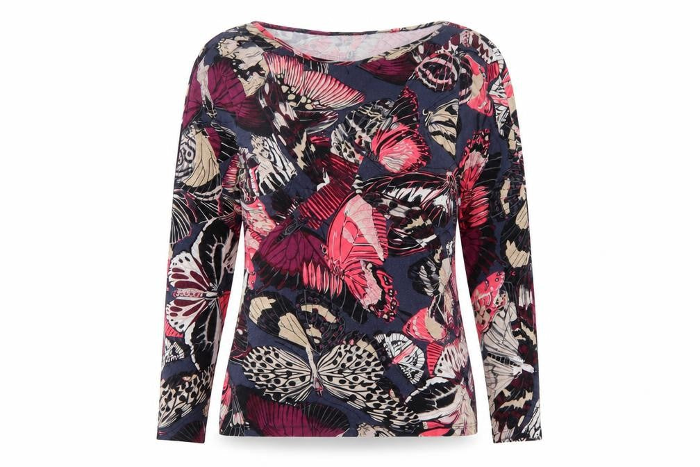 French Connection Women's Multicoloured Long Sleeve Top