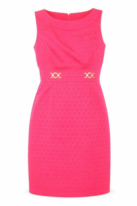 Tahari Pink Sheath Dress Size 4 Women's Business