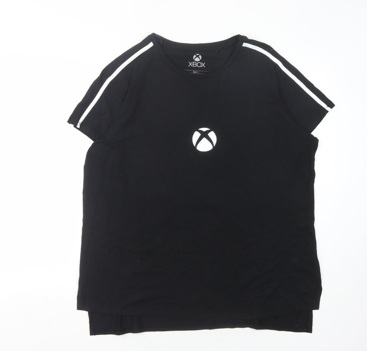 Difuzed Xbox Black Men's T-Shirt L Gaming Short Sleeve