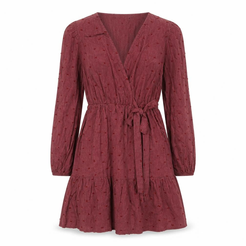 Pull&Bear Women's Red Viscose Dress Size 8