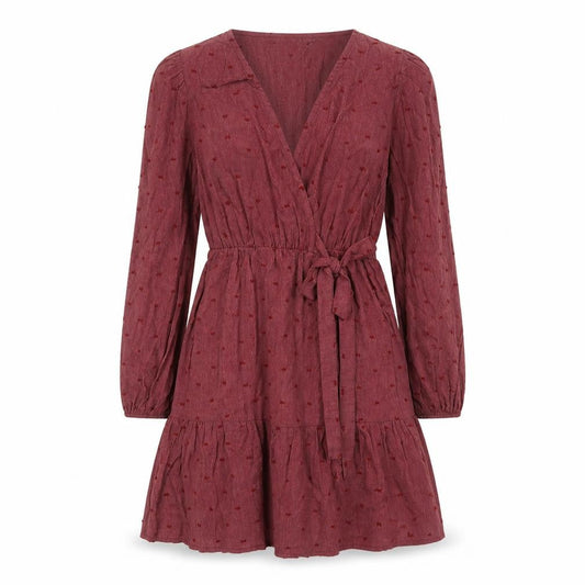 Pull&Bear Women's Red Viscose Dress Size 8