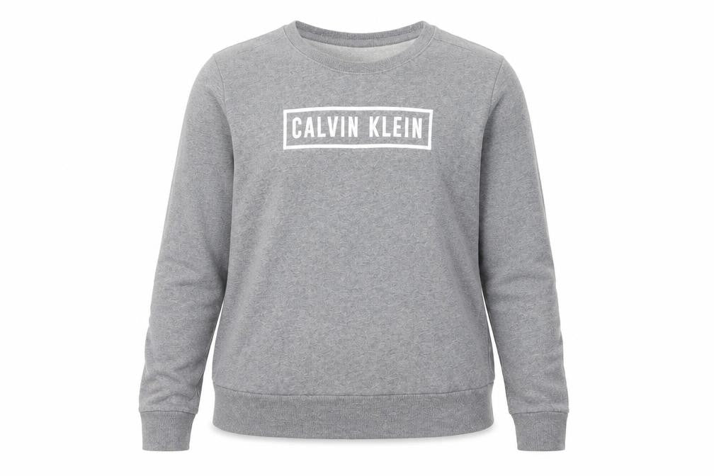 Calvin Klein Women's Grey Logo Sweatshirt XS