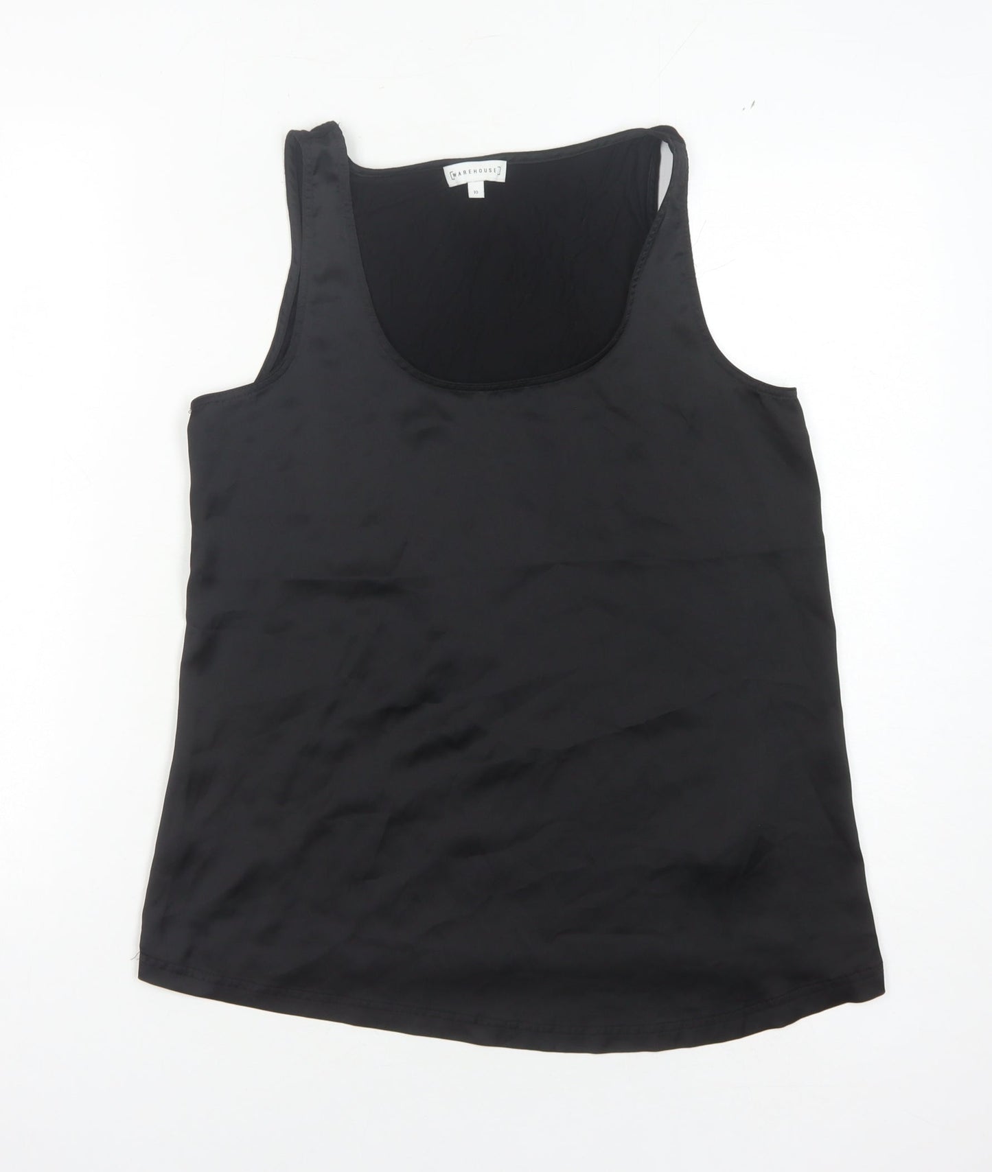 Warehouse Women's Black Tank UK Size 10 Camisole