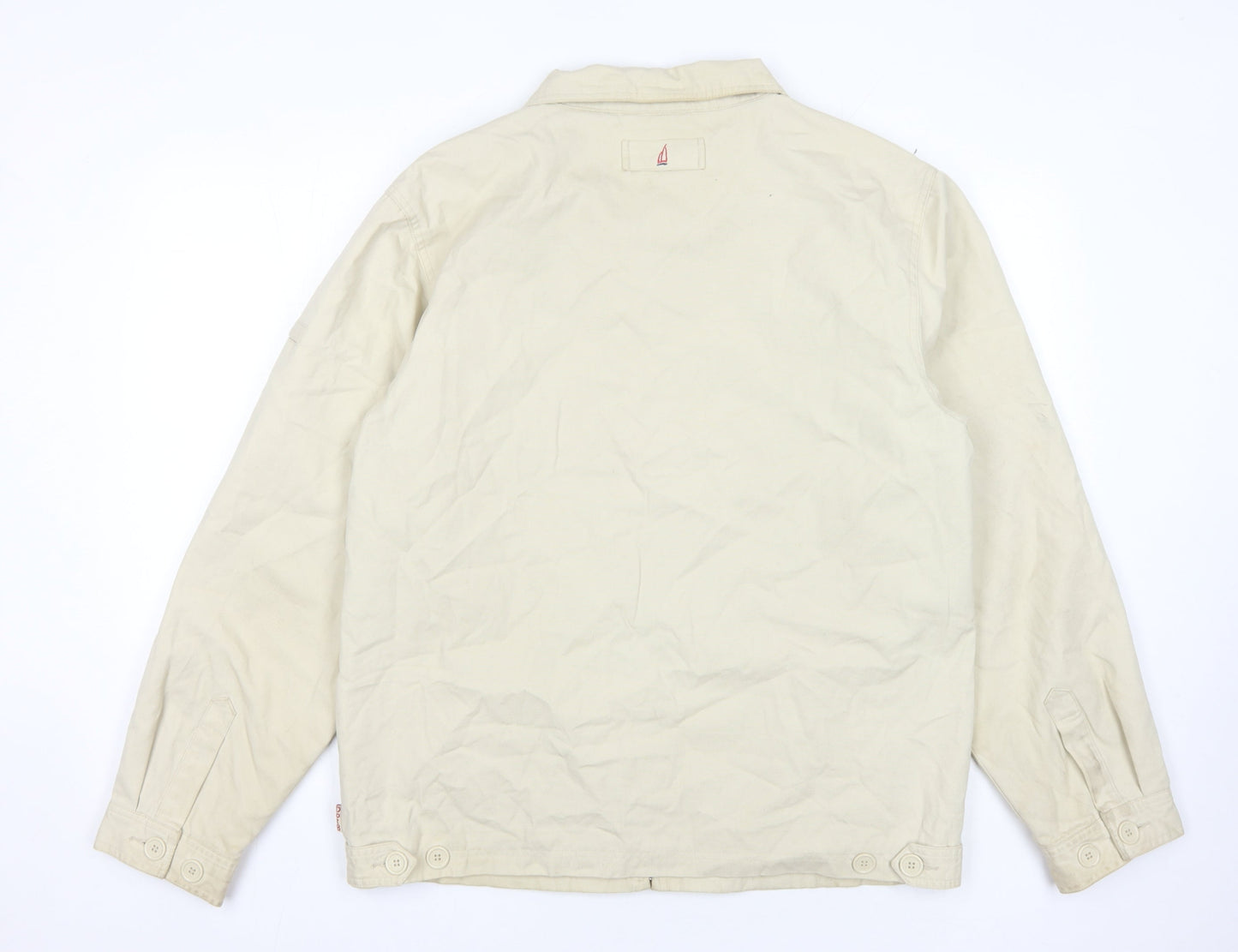 Dock of the Bay Men's Beige Cotton Anorak Jacket M