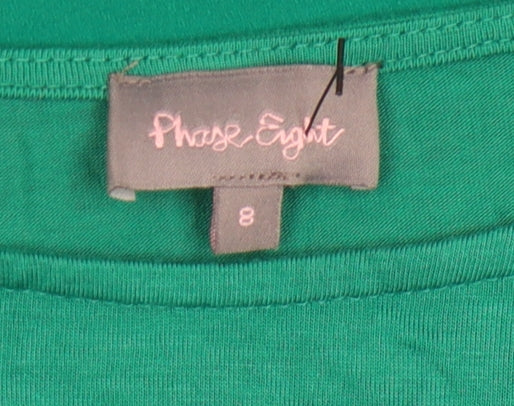 Phase Eight Women's Green Long Sleeve Dress Size 8