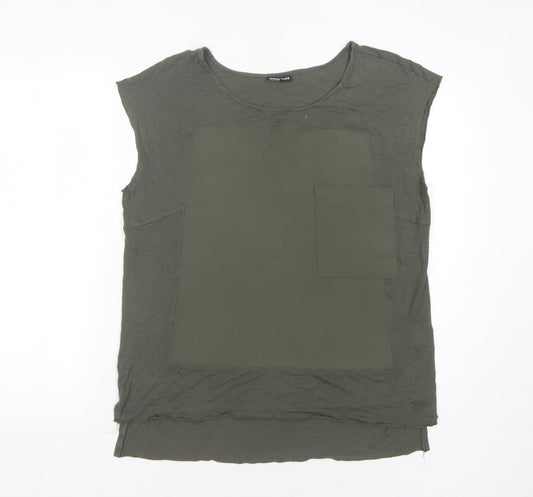 Warehouse Women's Green Sleeveless Top UK 12