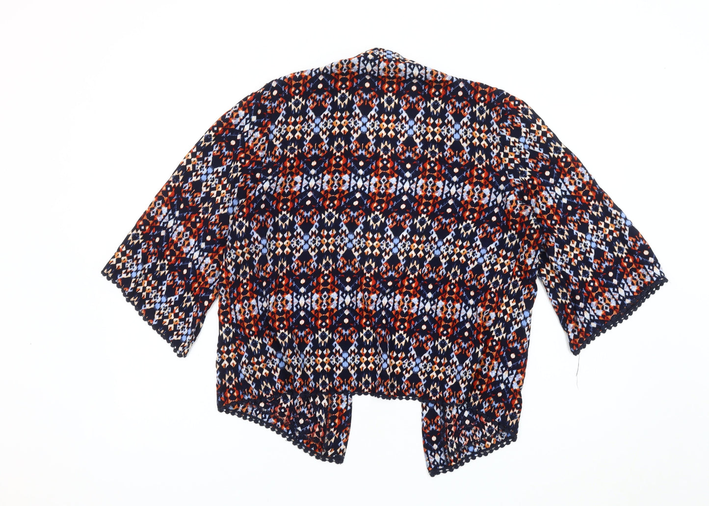 New Look Women's Geometric Multicolour Jacket Size 10