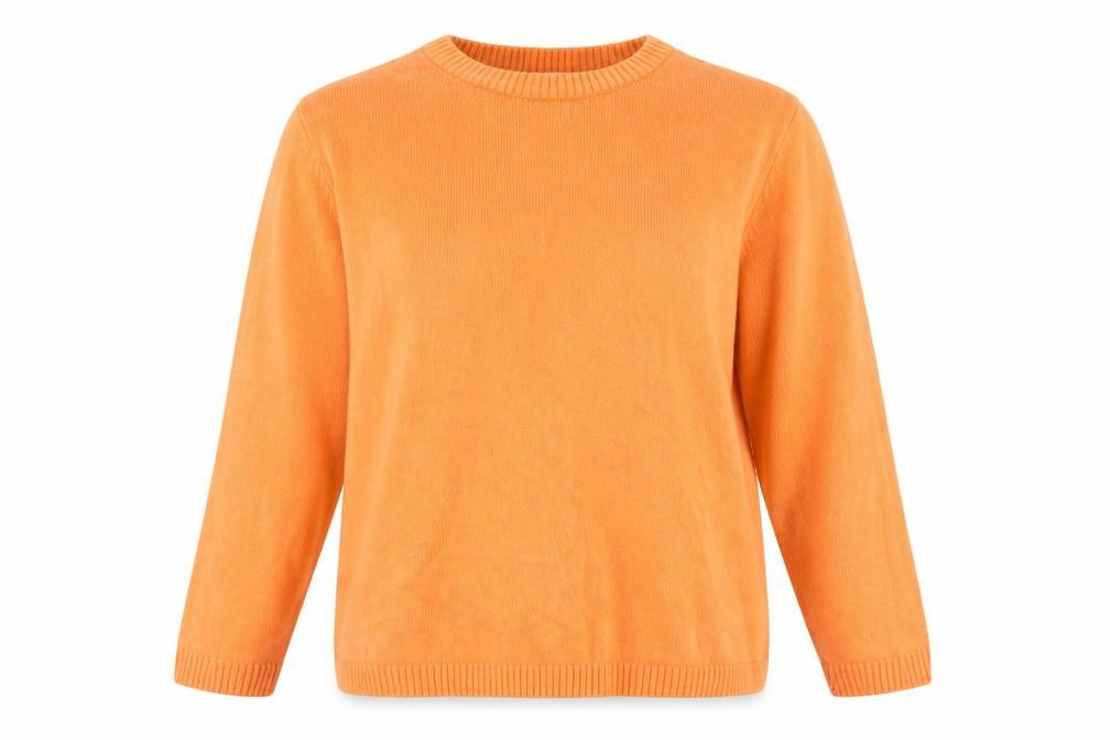 Julipa Women's Plus Orange Pullover Jumper Size 28/30