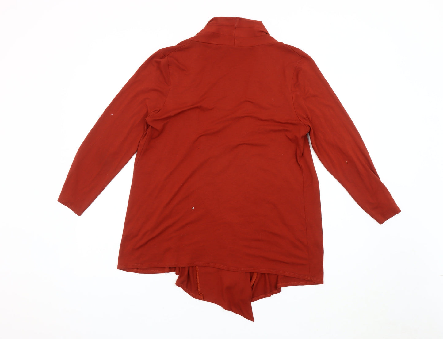 Saloos Women's Red Open Front Cardigan, M, Long Sleeve, Viscose Blend