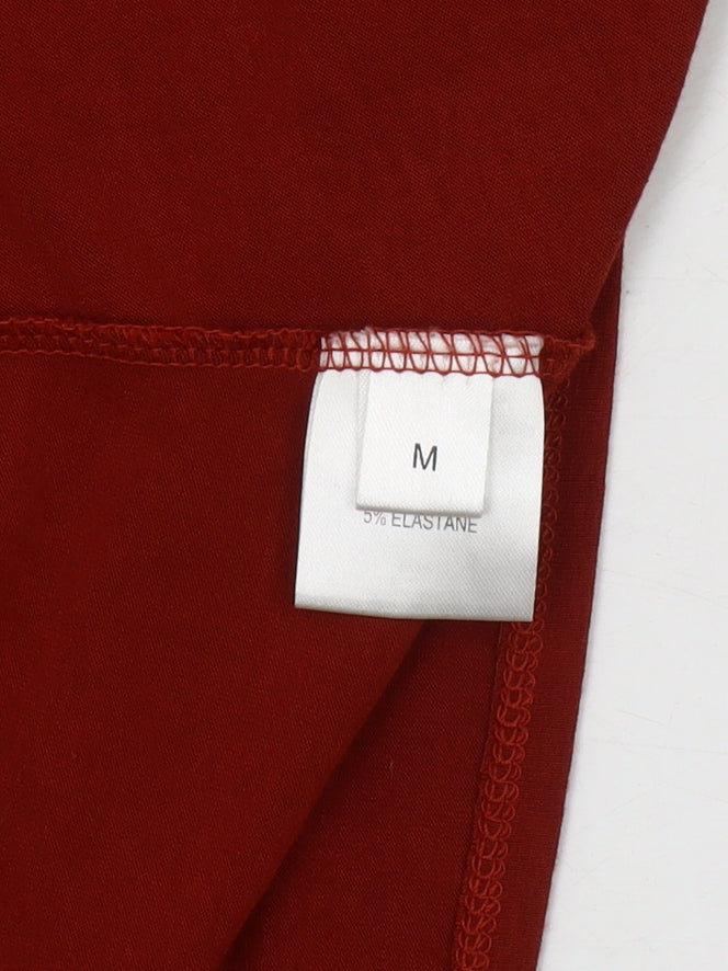 Saloos Women's Red Open Front Cardigan, M, Long Sleeve, Viscose Blend