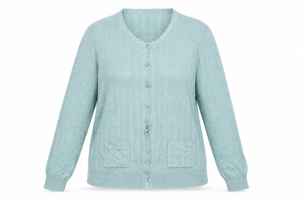 Honor Millburn Women's Medium Cardigan, Round Neck