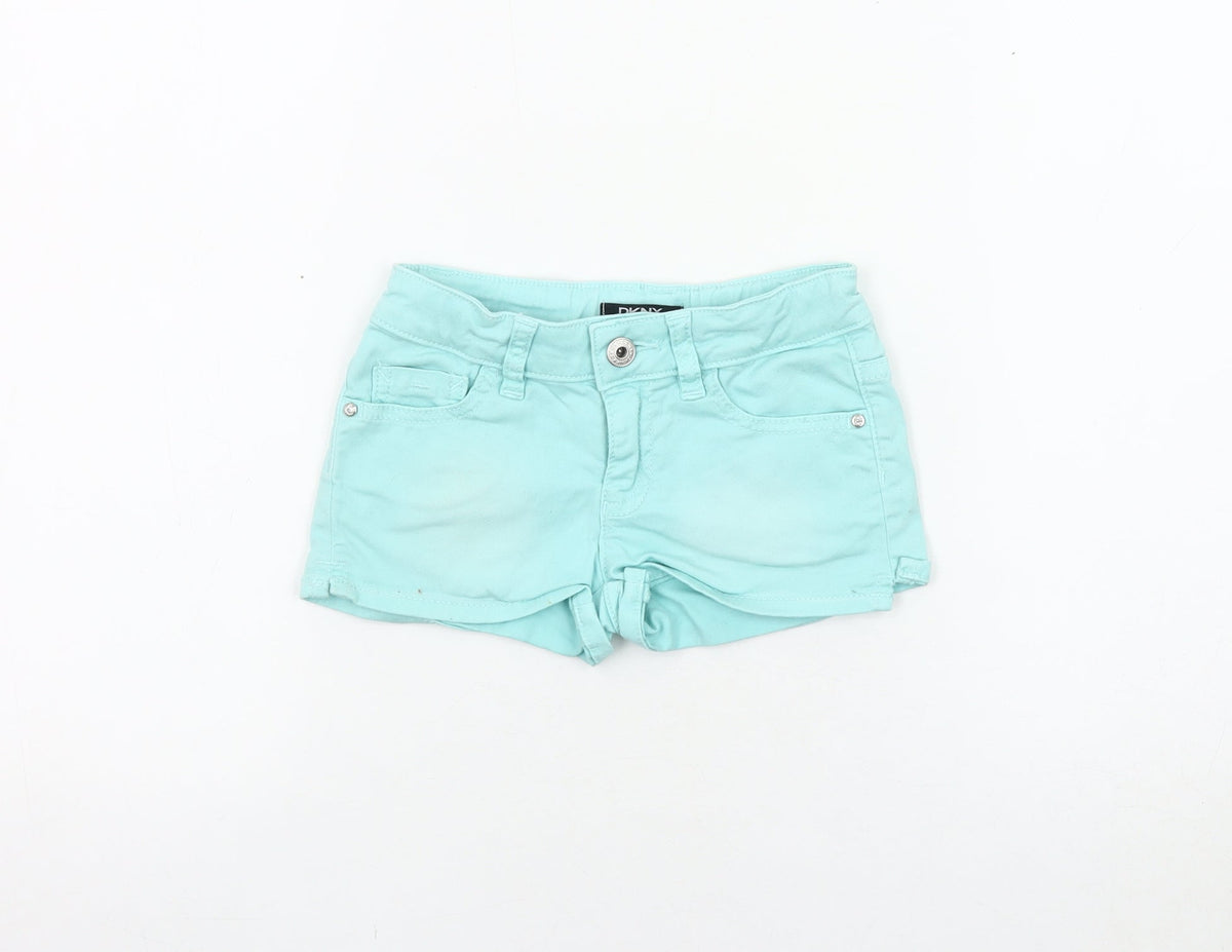 DKNY Girls' Blue Shorts Size 10 - Summer Essential