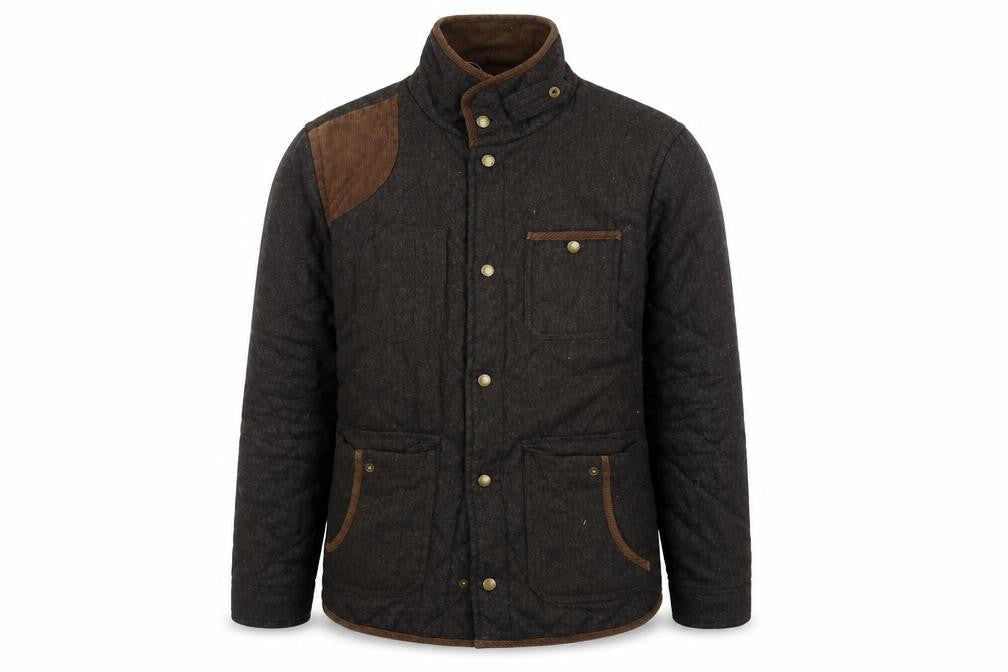 Red Herring Men's Brown Quilted Jacket Large
