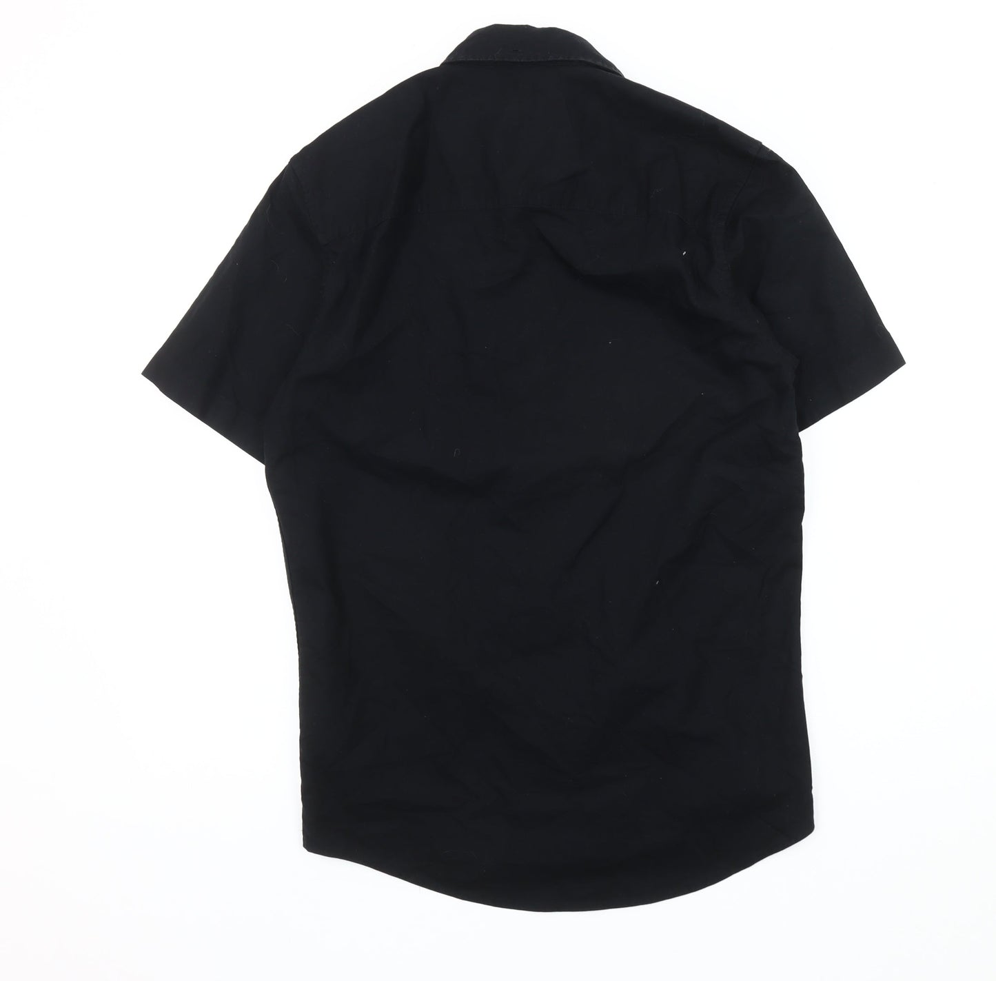 Next Men's Black XS Short Sleeve Shirt