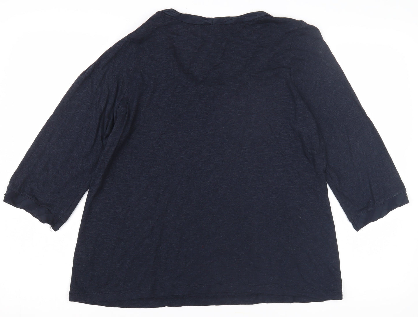Marks and Spencer Women's Blue Beaded Blouse Size 18