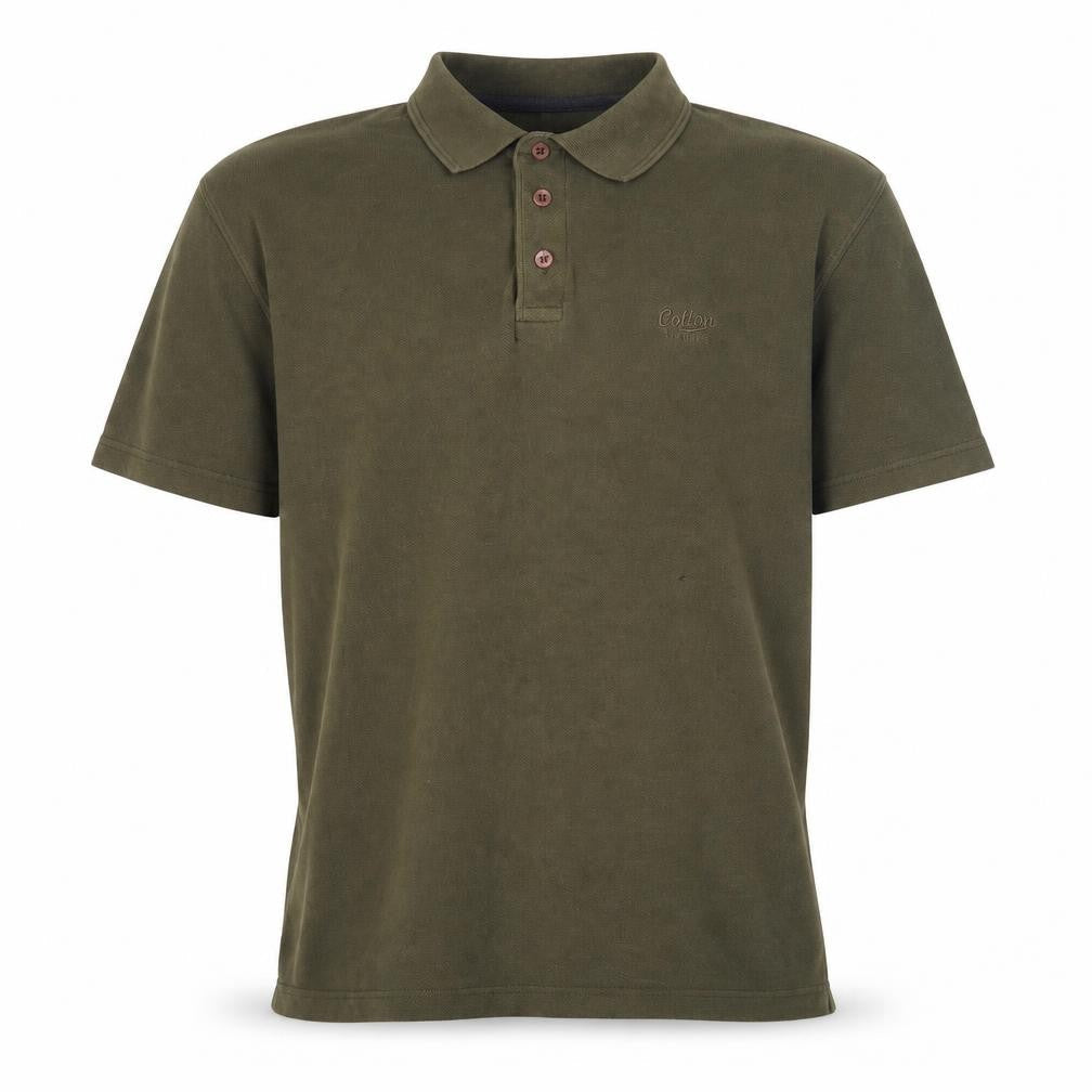 Cotton Traders Men's Green Polo Shirt - M