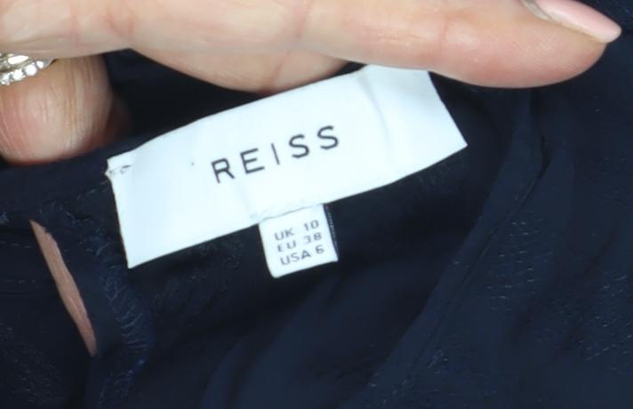 Reiss Women's Black Sleeveless Dress Size 10