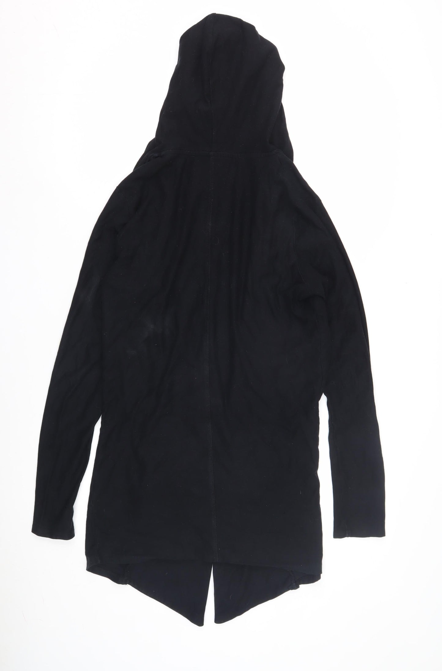 Bershka Black Women's Wrap Hoodie Size 8