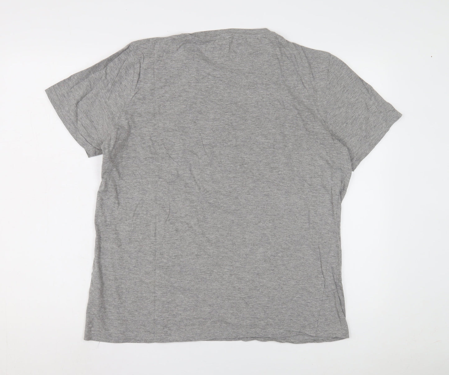 Ben Sherman Men's Grey Cotton T-Shirt Size Large