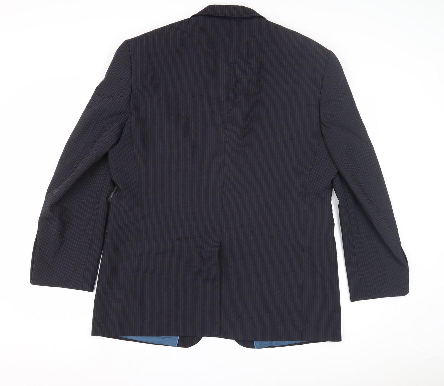Marks and Spencer Men's Navy Blazer, 42 S, Striped