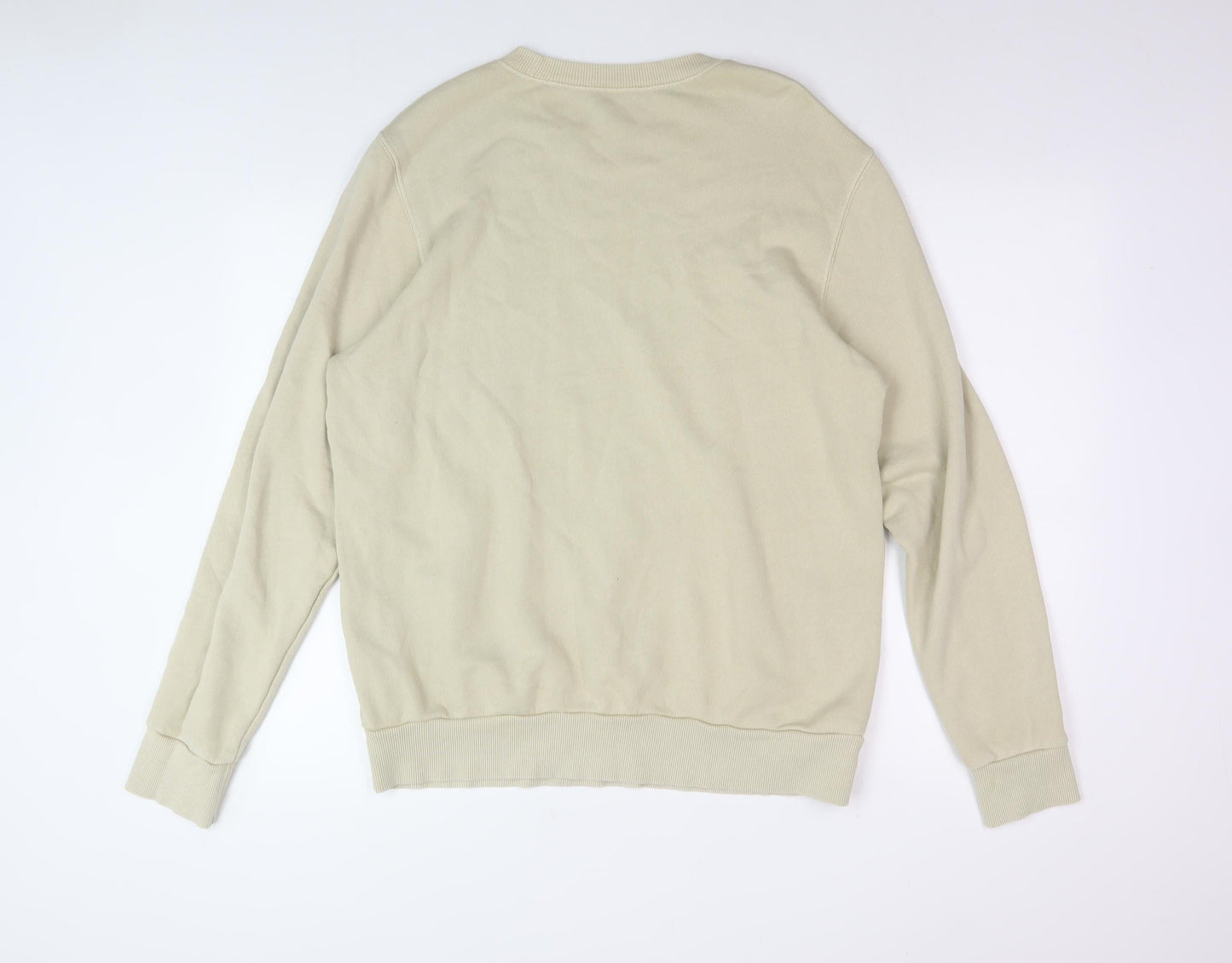Reebok Men's Beige Pullover Sweatshirt Large