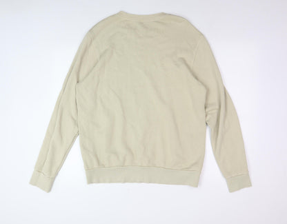 Reebok Men's Beige Pullover Sweatshirt Large