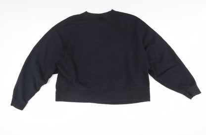 Back view of Nike women’s black pullover sweatshirt 1x