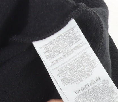 Brand and care label for Nike women’s black pullover sweatshirt 1x
