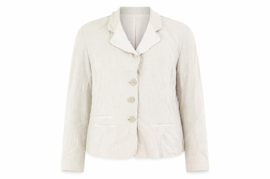 Aria Women's Beige Linen Suit Jacket Size 16
