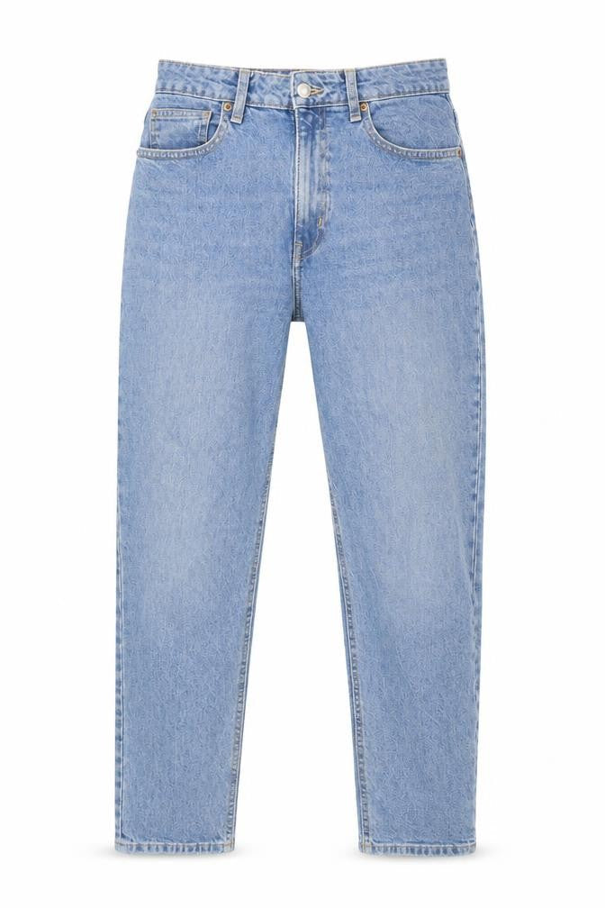 H&M Men's Blue Straight Jeans, Size 38, Regular Fit