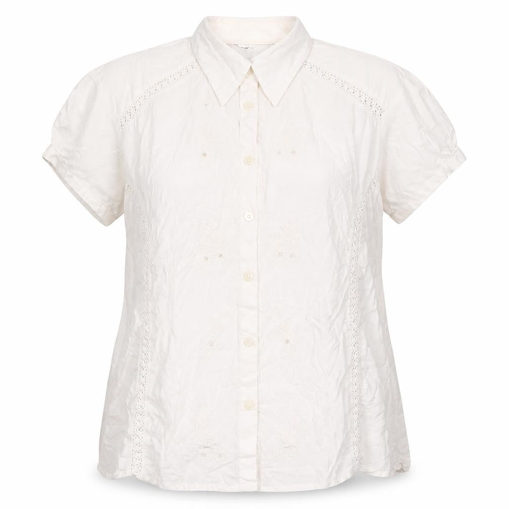 Next Women's Ivory Button-Up Petites Size 16 Shirt