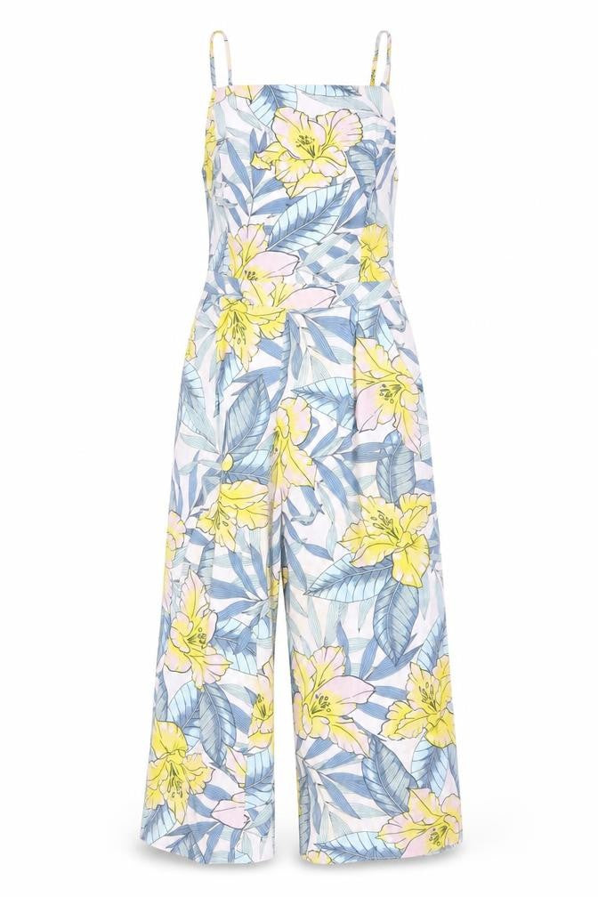 New Look Women's Multicoloured Floral Jumpsuit Size 10