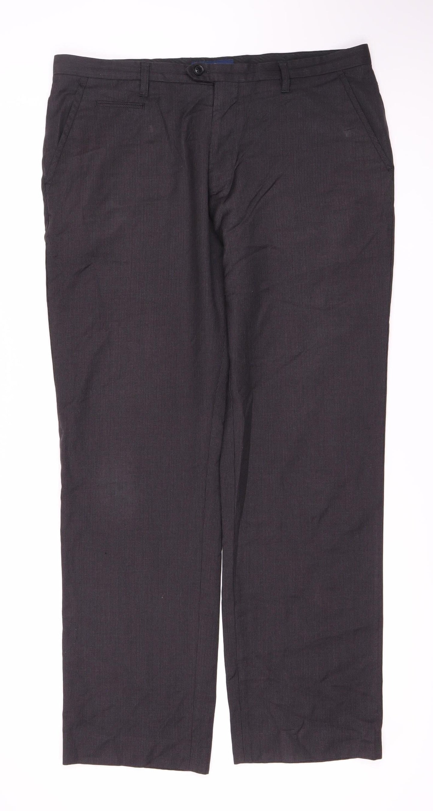Next Women's Black Trousers 36R Regular Fit