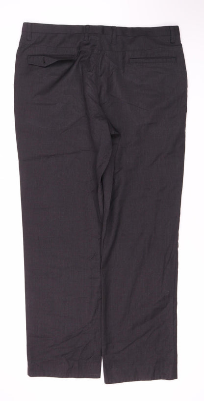 Next Women's Black Trousers 36R Regular Fit