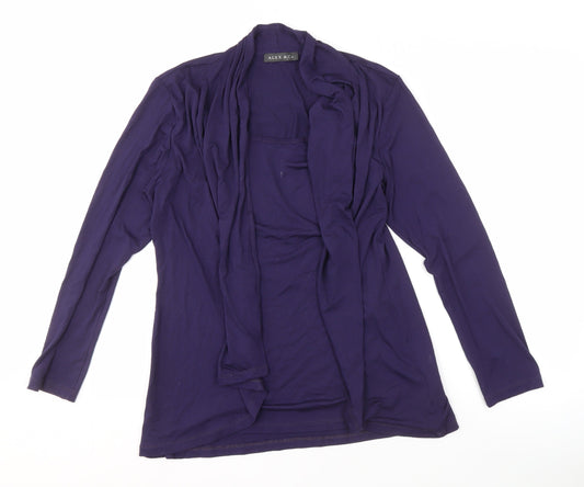 Alex & Co. Women's Purple Long Sleeve Top - Size 14
